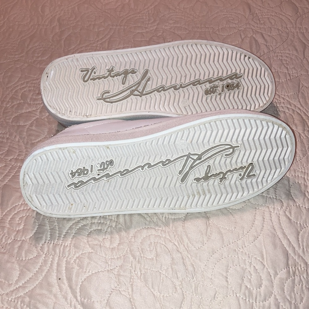 ❗️SALE❗️Slip on VH sneakers Vintage Havana Glitter Sparkle Pink Women’s Size 10 - Picture 13 of 17